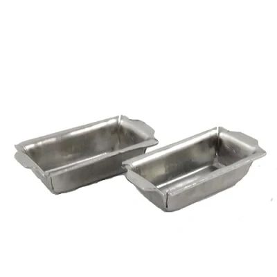 Image of Melody Jane Dolls House Loaf Tin Bread Pan Miniature Kitchen Baking Accessory Pack of 2