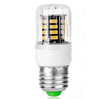 Image of 1pc E26 E12 E27 E14 9W LED Corn Light Bulbs 27LEDS 5730 SMD Energy Saving Lamp (Warm White,E26)