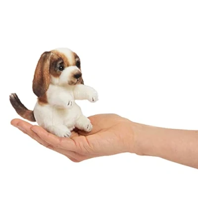 Image of Folkmanis Mini Dog Finger Puppet