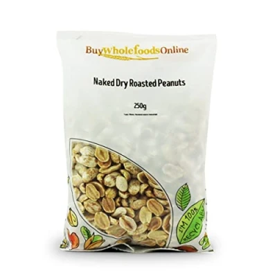 Image of Naked Dry Roasted Peanuts 250g (BWFO)