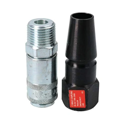 Image of HGV Red Line C Coupling to PCL Coupler Fitting 1/2&quot; BSP Air Hose Convertor