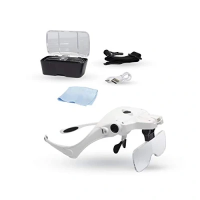 Image of Lightcraft LED Magnifier Spectacles &amp; Headband, LC1780USB