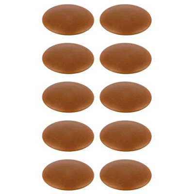 Image of cyclingcolors 10x Screw caps Covers TORX Head Push fit Furniture Quality Plastic Cap, Light Brown T20 12mm