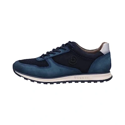 Image of bugatti man Men&#039;s Carlos Lace up, Blue Dark Blue, 10 UK