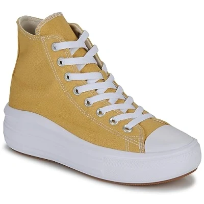 Image of CONVERSE Women&#039;s Chuck Taylor All Star Move Platform Seasonal Color Sneaker, 4 UK