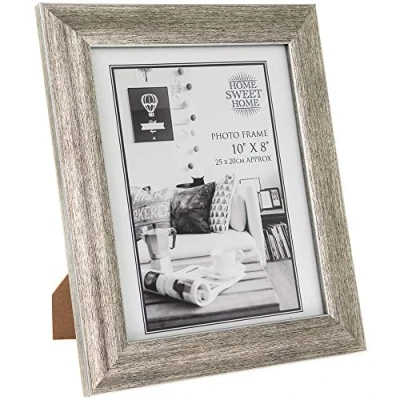 Image of The Leonardo Collection Photo Frame 8 x 10 Brushed Silver finish