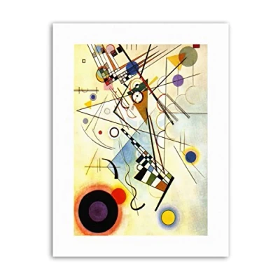 Image of Wee Blue Coo Kandinsky Composition VIII Picture Canvas Art Print
