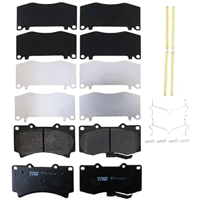 Image of TRW Pro TRM1119 Disc Brake Pad Set For Hummer H3 2006 2010, Front, And Other Applications