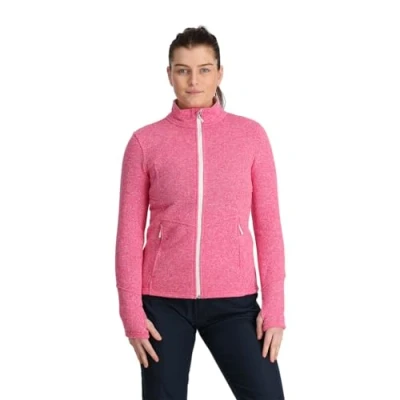 Image of Spyder Women&#039;s Soar Full Zip Fleece Jacket, Pink, M