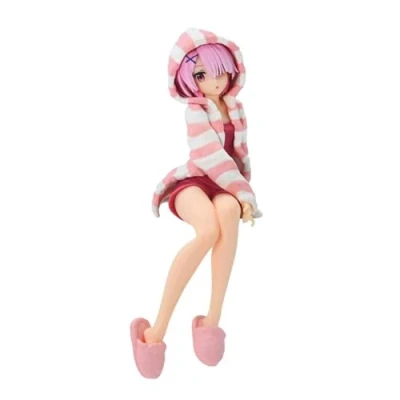 Image of Furyu Re:Zero Noodle Stopper Figure Ram Room Wear