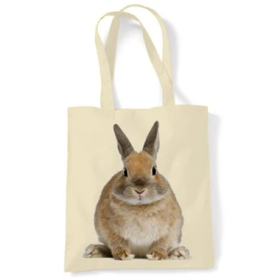 Image of Tribal T Shirts Rabbit Tote/Shoulder Bag