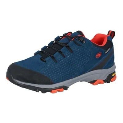 Image of Brütting Unisex Mount Trish Low Cross Country Running Shoe, Marine/Orange, 3 UK