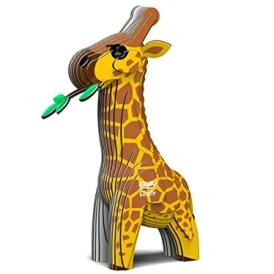 Image of EUGY Eco Friendly 3D Giraffe Paper Puzzle 009