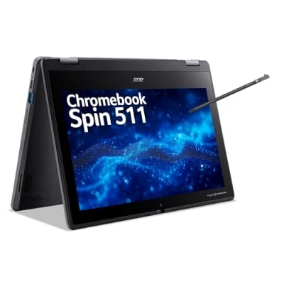 Image of Acer Chromebook Spin 511R756TN TCOBlackIntel Processor N1008 GBeMMC 128GB11.6 INCH HD IPS touch/pen supportivetouch screen