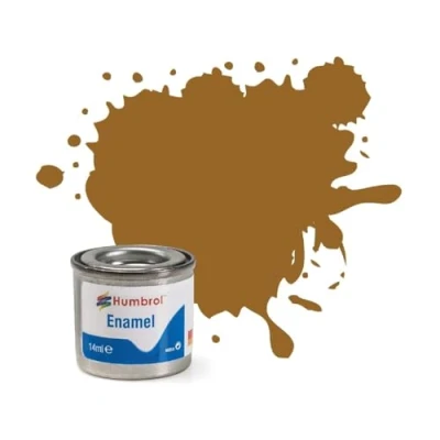 Image of Humbrol Model Paint AA0285 No 26 Khaki Matt Tinlet 1 (14ml), Enamel Paints for Models, Plastic, Metal, Wood, Glass, Ceramics and More, Touch Up Hobby Tin Craft Kits