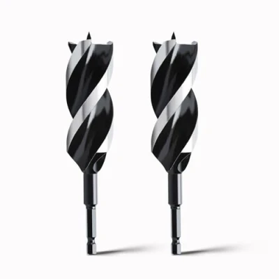 Image of hsawbit Wood Drill Bits, 2pcs x 30mm 155mm Auger Bit Extra Long Bits Plastic, Drywall Woodworking Hole