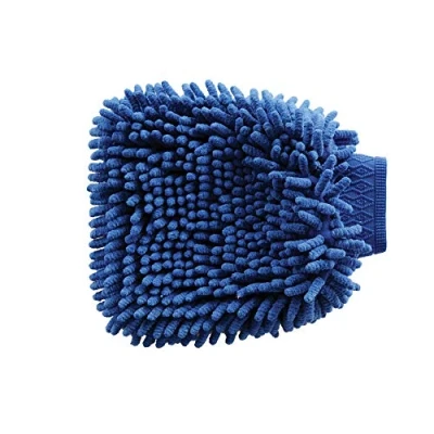 Image of Roma Microfibre Wash Mitt: Blue