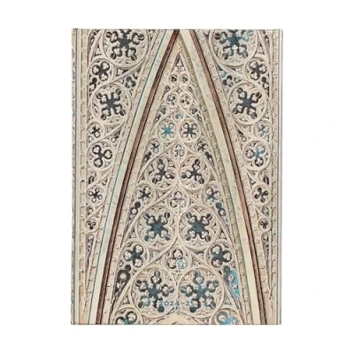 Image of Paperblanks Milan Cathedral Vault 18 Month Calendar 2025 Midi Horizontal Folding Envelope