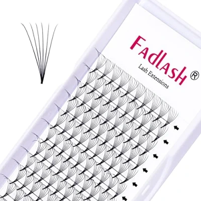 Image of Pre Made Fans 6D 0.07mm C Curl 12mm Fadlash Premade Lash Extensions Fanned Russian Volume Lashes Fan C/D Eyelash Extension