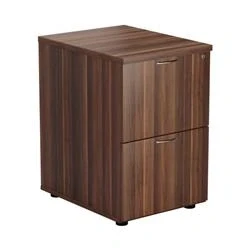 Image of Mezzo 2 Drawer Filing Cabinet Dark Walnut TES2FCDW