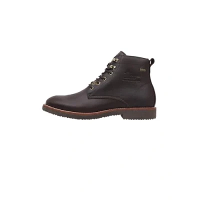 Image of Panama Jack Glasgow GTX Laceup ankle boots, Men&#039;s, Size: 6.5, Brown Leather
