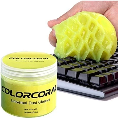 Image of COLORCORAL Keyboard Cleaner Universal Dust Cleaning Gel for Reusable PC Laptop and Computer Vacuums Cleaners Accessories Removal Home Office Electronic Kit Putty