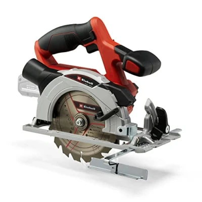 Image of Einhell Power X Change 150mm Cordless Circular Saw 18V Rotary Wood Saw, Tool Free Adjustment, LED, Dust Extraction TE CS 18/150 Li Solo Electric (Battery Not Included)