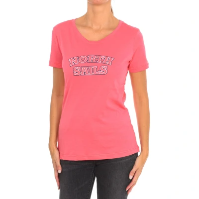 Image of North Sails Womenss short sleeve t shirt 9024320 Pink Size Medium