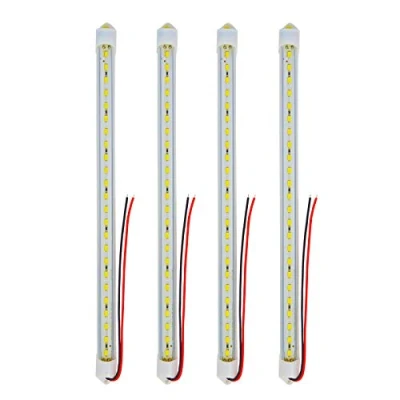 Image of Autopher 12V LED Lights for Van Caravan Car Interior Light Slim Tube 24 LEDs with ON/Off Switch Universal Motorhome Camper Bus Boat Indoor Kitchen Bathroom (4Pcs)