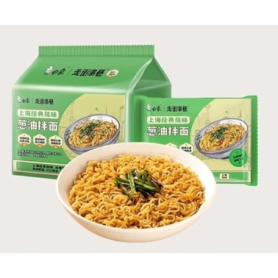 Image of Infinitely Great Home Decor Center 5PCS/Pack Baixiang Chinese Food Snack Instant Noodles 白象 (上海葱油拌面)