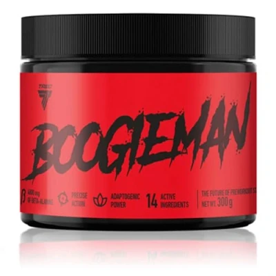Image of Trec Nutrition BOOGIEMAN Powder Ultimate Pre Workout Fuel for Explosive Energy, Muscle Pump, and Endurance Boost Formulated with Arginine, Citrulline, Beta Alanine (Candy)