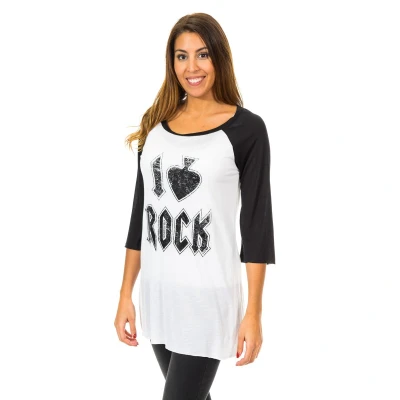Image of Met Womenss 3/4 sleeve boat neck T shirt 10DML0381 Multicolour Size X Small