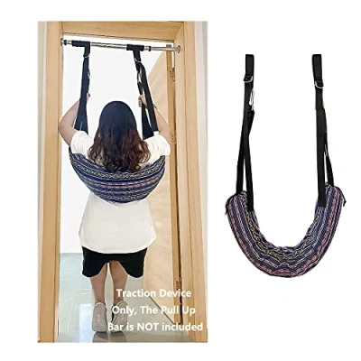 Image of Spinal Decompression Devices Back Traction Stretcher Spine Machine Lumbar Device for Lower Pain Relief Stretching Door Pillow
