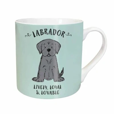 Image of Tarka Mug Lively Labrador