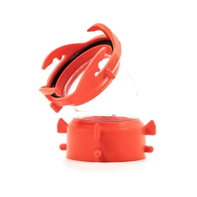 Image of Camco RhinoFLEX Clear 45 Degree RV Sewer Hose Swivel Fitting Allows You to See When Tank is Empty, Odor Protection Durable and Secure Connection (39847)