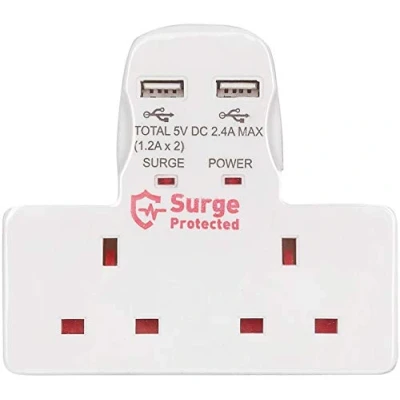 Image of STATUS 2 Way Socket USB Port Cable Free S2W2USBCFS12