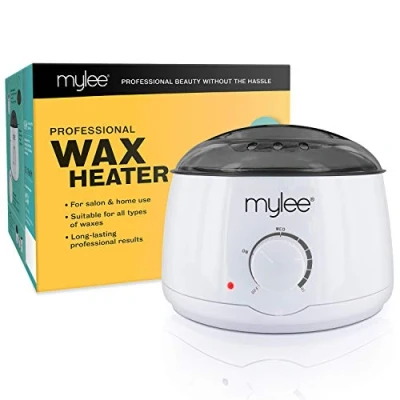 Image of Mylee Professional Wax Heater Warmer with Handle Pot 500ml for Paraffin, Soft &amp; Crème Wax, Salon Quality Hair Removal, Depilatory Waxing Melter, Adjustable Temperature