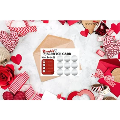 Image of Naughty Scratch Card Rude Gift Boyfriend Husband Valentines Birthday (Lapdance)