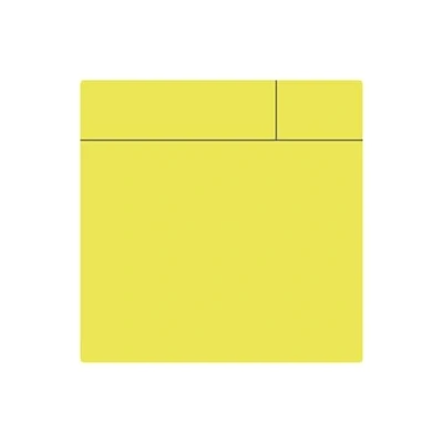 Image of MagFlex® Flexible Gloss Yellow Dry Wipe Scrumboard Magnet for Creating Removable and Changeable Labels 75mm x Pack of 5
