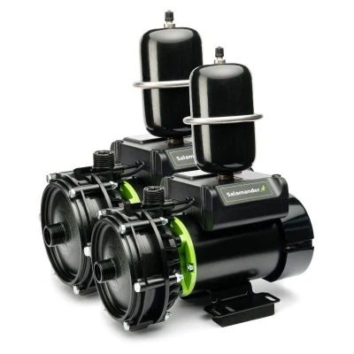 Image of Salamander RP120SU SuperBooster Pack 2 x 3.6 Bar Single Impeller Shower Pump