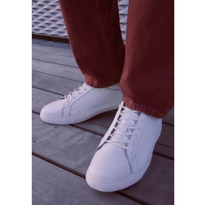 Image of JACK&amp;JONES Men&#039;s JFWGALAXY Leather Sneaker, Bright White, 9 UK
