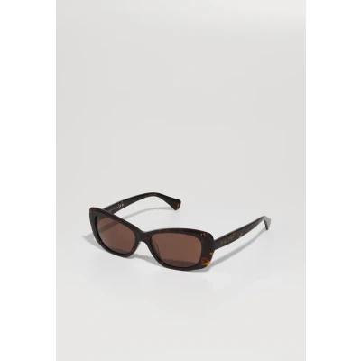 Image of Ralph Lauren Sunglasses, Women&#039;s, Size: 55, Shiny dark havana