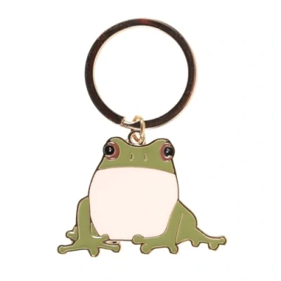 Image of Something Different Wholesale Lucky Frog Keyring for Portability