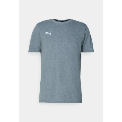 Image of Puma Teamgoal Casuals TEE Basic Tshirt, Men&#039;s, Size: Medium, Medium gray heather/white
