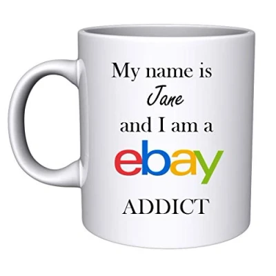 Image of SMB Novelties Personalised Ebay Addict Mug