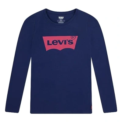Image of Levi&#039;s Batwing TEE Long sleeved top for kids, Size: 6y, Medieval blue