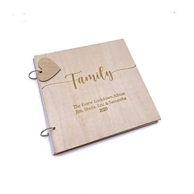 Image of ukgiftstoreonline Personalised Family Photo Album Large Scrapbook