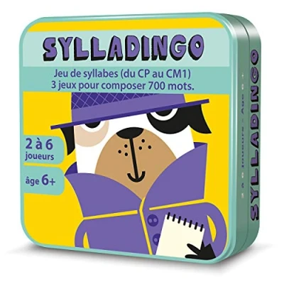 Image of Asmodee Aritma Sylladingo CP CM1 Board game Educational card Ages 6 years 2 to players 10 15 m