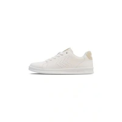 Image of Hummel Court LINE Trainers, Size: 3.5, White/bone white Leather