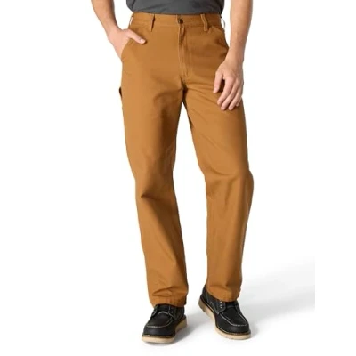 Image of Carhartt Men&#039;s Washed Duck Work Dungaree Pant Brown 36W x 34L